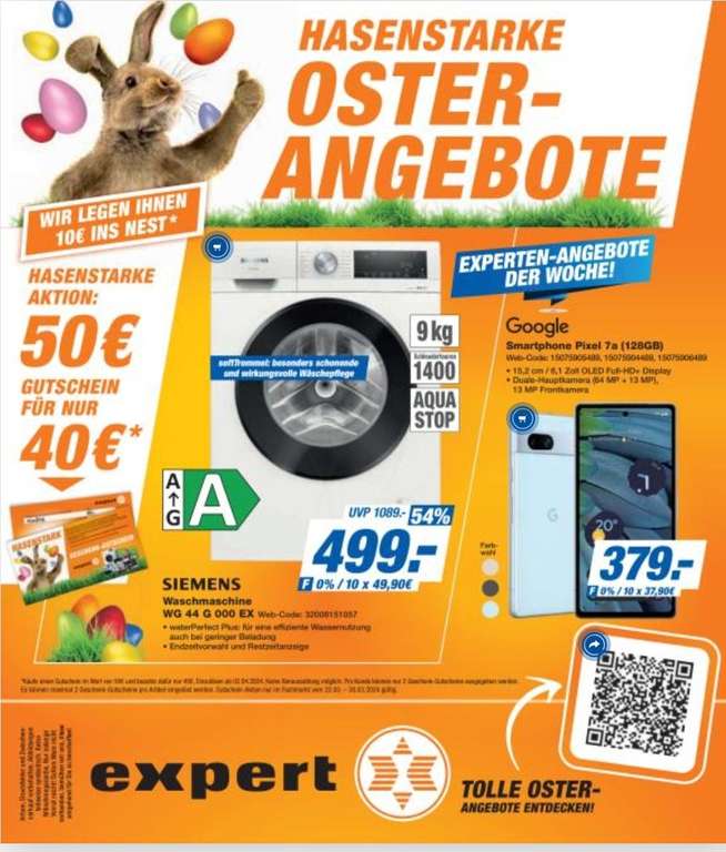 Expert Osteraktion / Gutschein 50€ für 40€