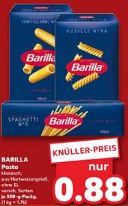 [lokal Kaufland] Barilla Nudeln 500g für 0,88€ div. Sorten