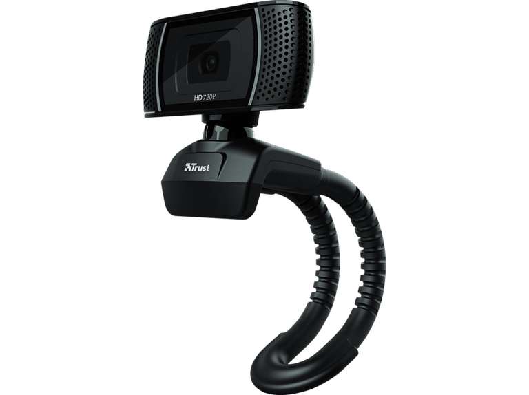 MM / Saturn / NBB: TRUST Trino HD Webcam 720p mit Mikrofon und Fototaste - Schwarz
