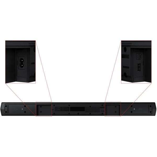 SAMSUNG B-Soundbar HW-B460/ZG schwarz, Bluetooth, Optischer Eingang
