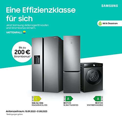 Samsung RL38T602CSA/EG Kühl-/Gefrierkombination, 203 cm [Energieklasse C] Amazon & Media Markt
