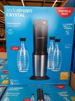 SodaStream Crystal 2.0 mit 3 Glaskaraffen und Zylinder für 40 Euro @Kaufland Neckarsulm