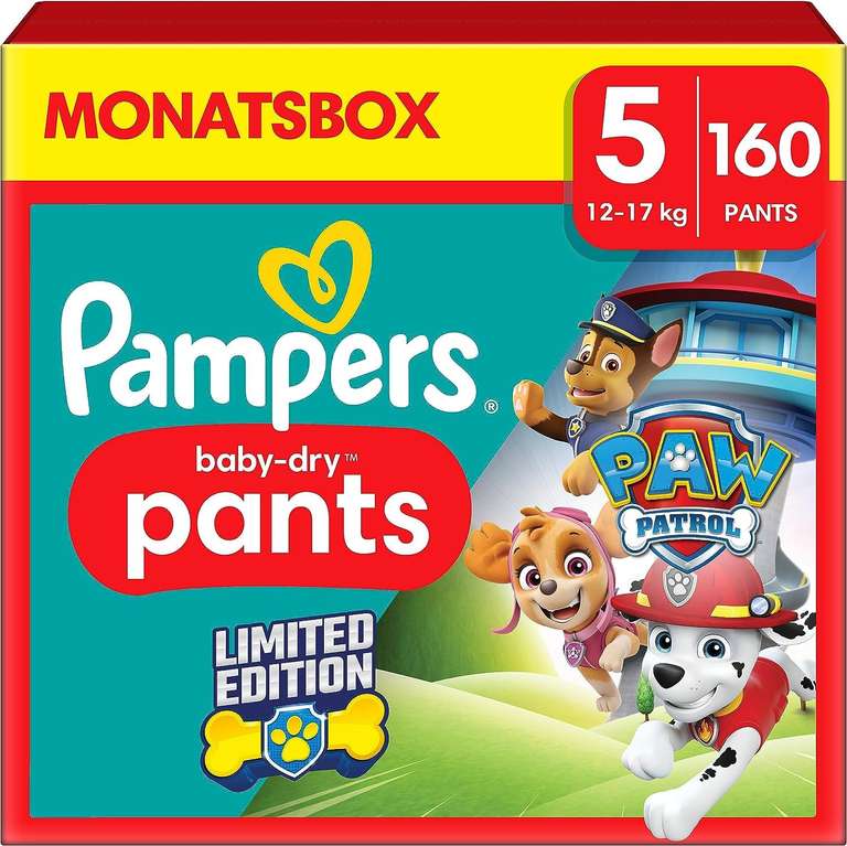 Coupon & SparAbo Pampers Baby Dry PawPatrol Pants Windeln