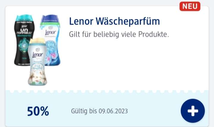 [DM App] 50% auf Lenor Wäscheparfüm - Online und Offline einzulösen (personalisiert)