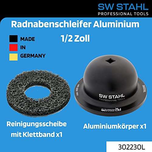 [amazon Prime] Radnabenschleifer mit 3 Reinigungsscheiben (Made in Germany)