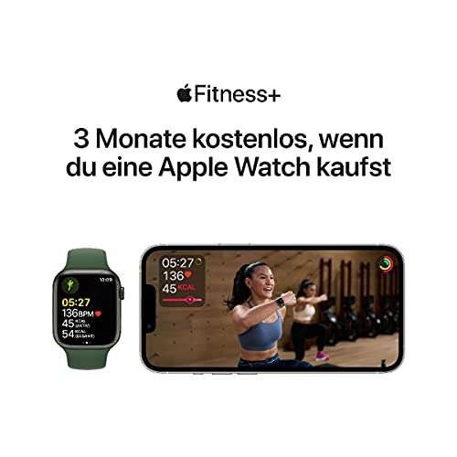 Apple Watch Series 7 (GPS + Cellular, 41mm) Edelstahlgehäuse Graphit, Milanaise Armband Graphit