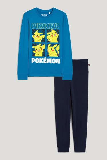 C&A Pokémon - Pyjama mit Pikachu-Print - 2 teilig (bis Gr. 140) + GRATIS Versand