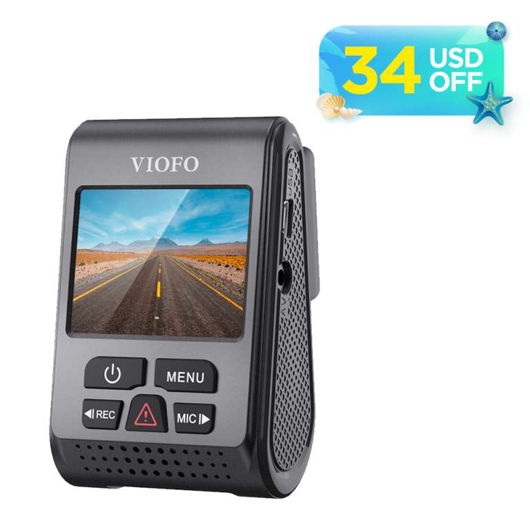 VIOFO A119 V3 WITH GPS 2K 2560*1600P 30FPS QUAD HD+ CAR DASH CAM