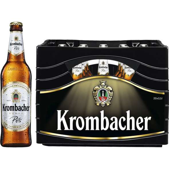 Kiste Krombacher unter 10 EUR (Edeka Hannover-Minden Region)