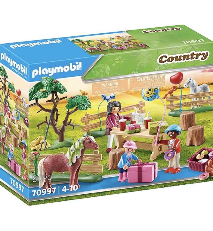 [Amazon Prime] PLAYMOBIL Country 70997 Kindergeburtstag auf dem Ponyhof