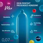 My.Size Mix Kondome Classic, Ribbed, Flavour & Colour, Größe 2 (49 mm) bis Größe 6 (64 mm) Großpackung, Inhalt 28 Stück (Spar-Abo Prime)