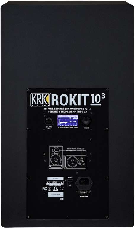 [Bax] KRK Rokit RP10-3 G4 | Aktiver 10" 3-Wege Studiomonitor | 300W., tri-amped, abgeschirmt | Glas-Aramid-Hochtöner, Mitteltöner, Tieftöner