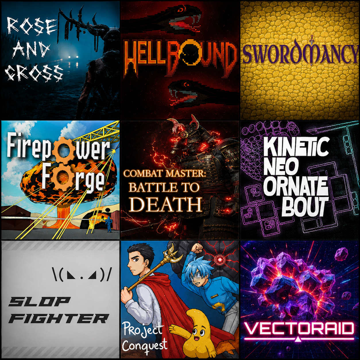 9 ehemals kostenpflichtige Steam-Titel jetzt gratis geworden, u. a. Rose and Cross, HELLBOUND, Avoidvania, Firepower Forge & Swordmancy