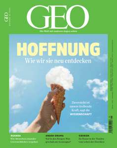 3x Zeitschrift GEO für zusammen 3 Euro / GEO-Aktionsangebot Leseprobe