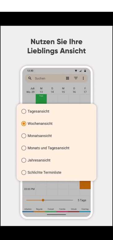 (Google Play Store) Schlichter Kalender Pro