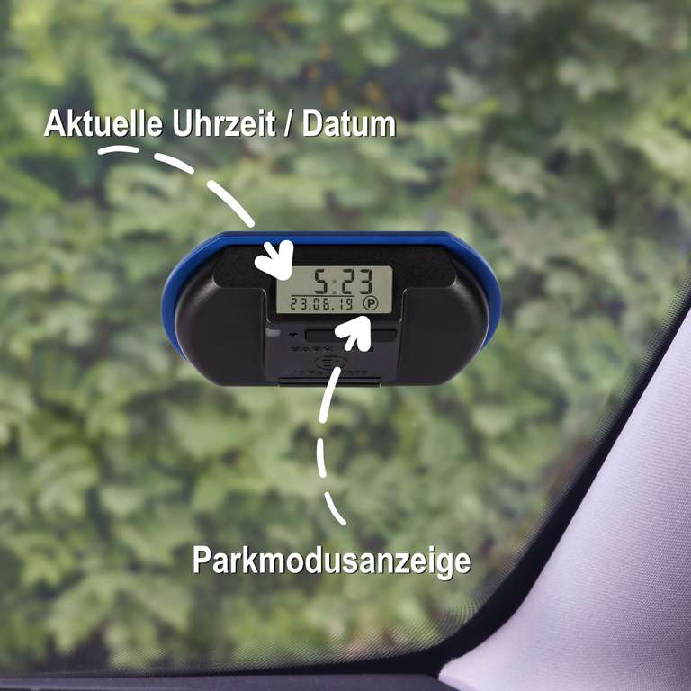 [Prime/MM/S] Needit Park Lite Parkuhr mit Zulassung vom Kraftfahrt-Bundesamt | Spart Zeit und Geld Dank automatischer Aktivierung
