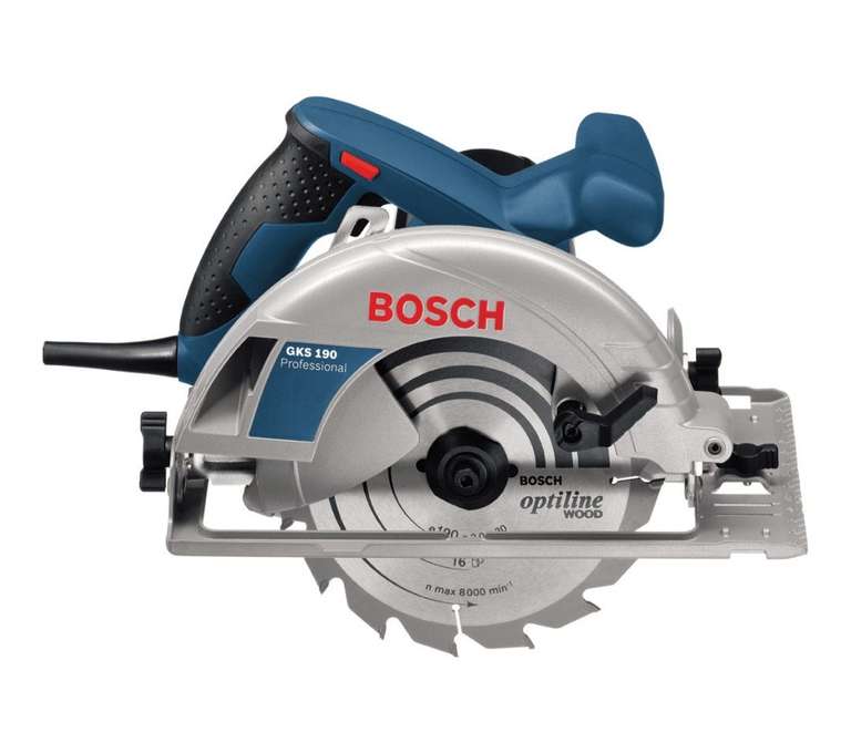 Bosch Professional Handkreissäge GKS 190 1.400 W inkl. Kreissägeblatt Ø 190 mm für 109,98€, mit (5€) Newsletter 104,99€, Versandkostenfrei