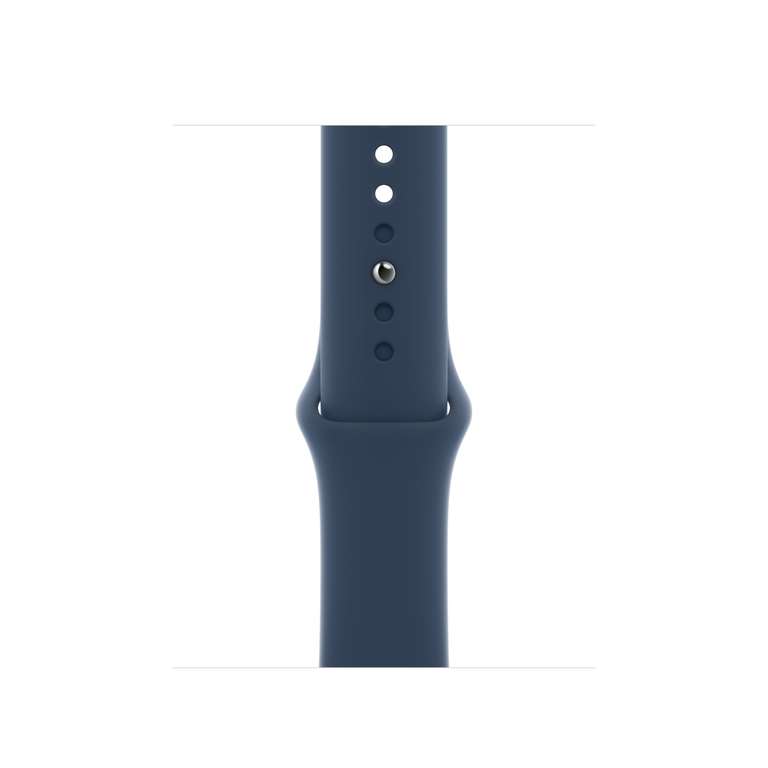 Apple Watch Series 7 (GPS + Cellular, 41mm) - Aluminiumgehäuse Blau, Sportarmband Abyssblau - Regular
