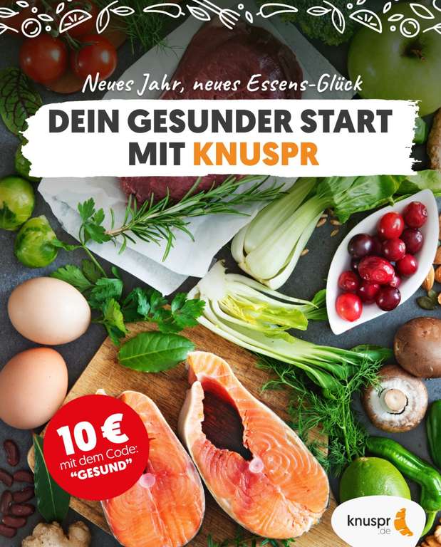 10€ Gutschein für knuspr Online-Supermarkt (29€ MBW) [lokal]