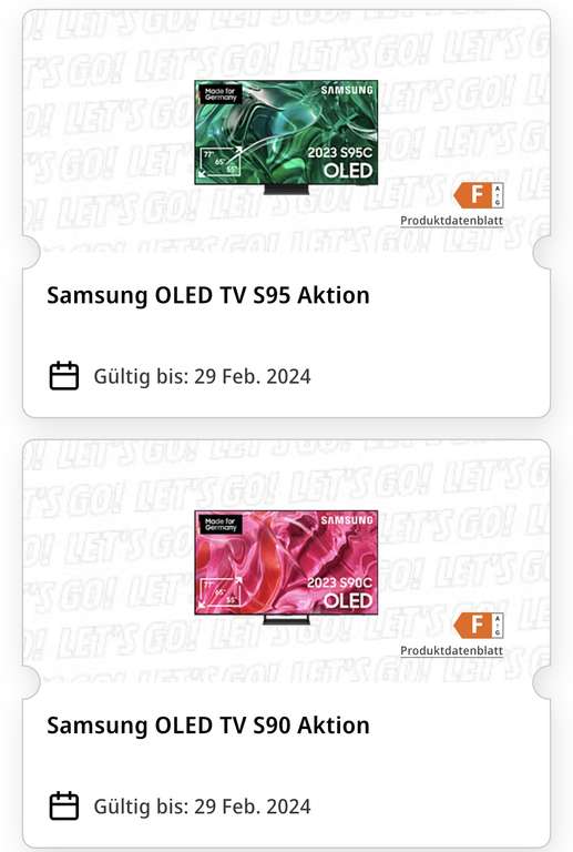 MM App: Samsung The Frame QLED und OLED S90 / S95 - MwSt und myMediaMarkt Rabatt kombinierbar, z.B. GQ65LS03BGU (Abholung)
