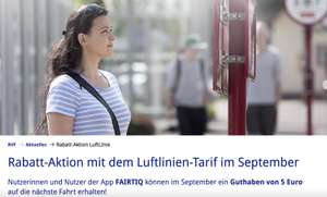 [Lokal Freiburg / RVF?] 5 Euro Rabatt im ÖPNV für September mit der FAIRTIQ App