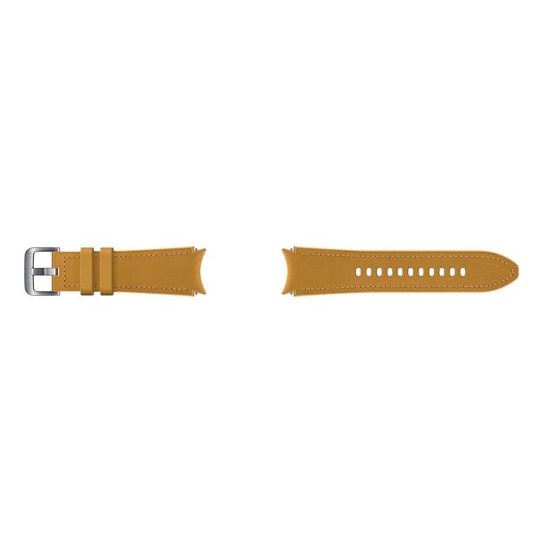 [eBay Saturn] SAMSUNG Hybrid Leather Band (20 mm, S/M, Mustard) für Samsung Galaxy Watch4/Watch5/Watch6