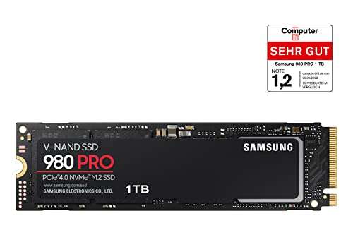 Samsung SSD 980 PRO 1TB, M.2, 7000R/5000W MB/s, 3D NAND TLC