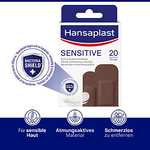Hansaplast Sensitive Hautton Pflaster dark (20 Strips) (Prime Spar-Abo)