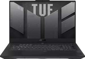 ASUS TUF Gaming A17 (17.3", 1920x1080, 144Hz, 250nits, Ryzen 9 7940HS, 16GB/1TB, aufrüstbar, RTX 4060 140W, USB4, 90Wh, Win11, 2.6kg)