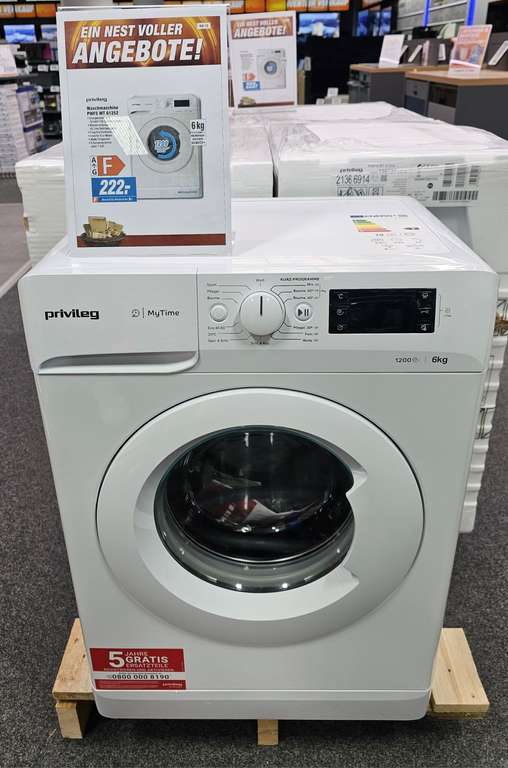 (lokal offline Expert Fürth) Waschmaschine Privileg PWFS MT 61252