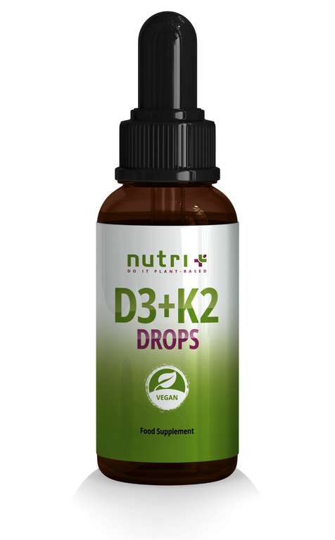 [Nutri+] Vitamin D3 + K2 Tropfen (+ ab 59 EUR Einkaufswert 15 EUR Direktabzug möglich)