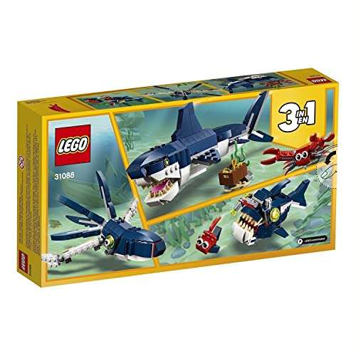 (Prime) LEGO 31088 Creator Bewohner der Tiefsee, 230 Teile, Kostenloser Versand bei Versand an Abholstation, auch bei Otto verfügbar