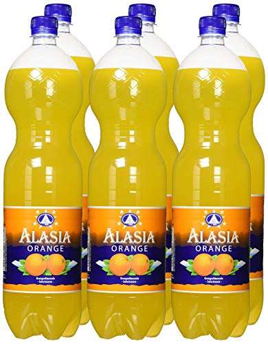 (Amazon Prime): 6x 1,5 Liter PET Alasia Orangenlimonade für 2,94€ ( = 0,33€ pro Liter) + 1,50€ Pfand