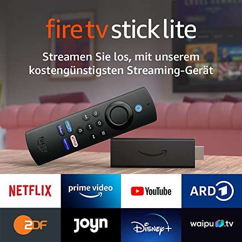Fire TV Stick Lite mit Alexa-Sprachfernbedienung Lite für 12,99€ (Amazon Prime)