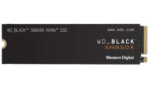 WD Black SN850X PCIe 4.0 NVMe M.2 - 1TB SSD