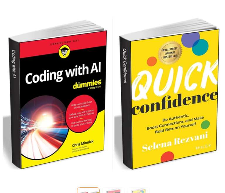 Coding with AI For Dummies & Quick Confidence (ebooks)