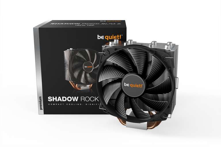 CPU-Kühler be quiet! Shadow Rock Slim 2, 160W, 135 mm Lüfter