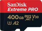 Sandisk Extreme PRO microSD 400GB Speicherkarte (400 GB, Class 10, 200 MB/s Lesegeschwindigkeit) für 33€ (Otto flat)