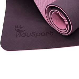 Fidusport TPE Yogamatte (8 Farben, 183 x 61 x 0,6cm) mit Schultergurt
