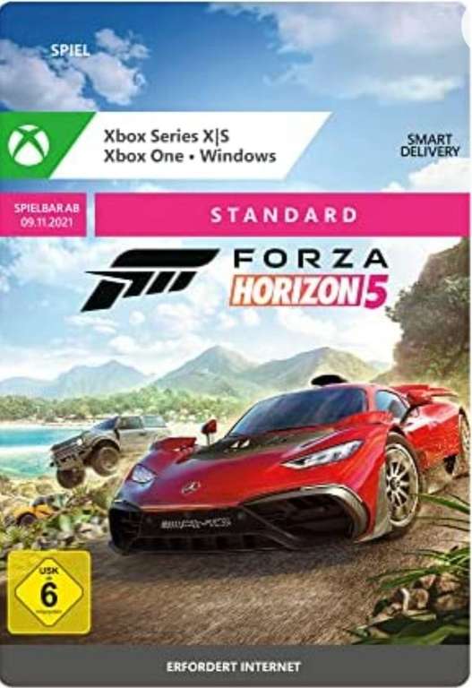 [Amazon] Forza Horizon 5: Standard / Xbox Series und One & Windows 10 - Download Code /Tiefstpreis