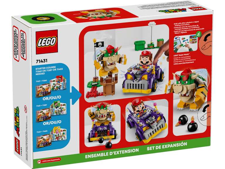 LEGO Super Mario - Bowsers Monsterkarre (71431) für 17,64 Euro [Media Markt oder Saturn Filialabholung, ansonsten + 4,99 Euro Versand]