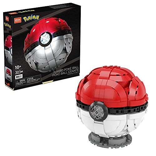 Mega Construx Pokémon Jumbo Pokeball (303 Teile, mit Licht)