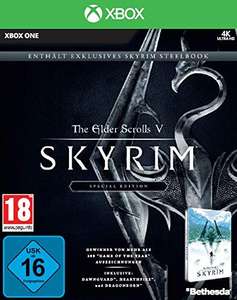 Amazon: The Elder Scrolls V: Skyrim Special Edition + Steelbook (Xbox) für 9,99€ mit Prime oder Lieferung an eine Packstation