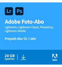 [VPN Zypern] Adobe Foto-Abo Photoshop + Lightroom inkl. 20GB Cloudspeicher - mit Anleitung