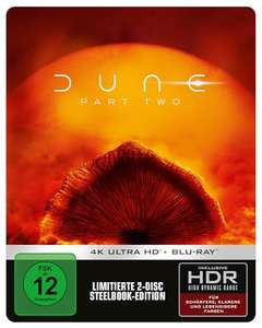 Dune Part Two 4K Bluray limitierte Steelbook Edition wieder vorbestellbar
