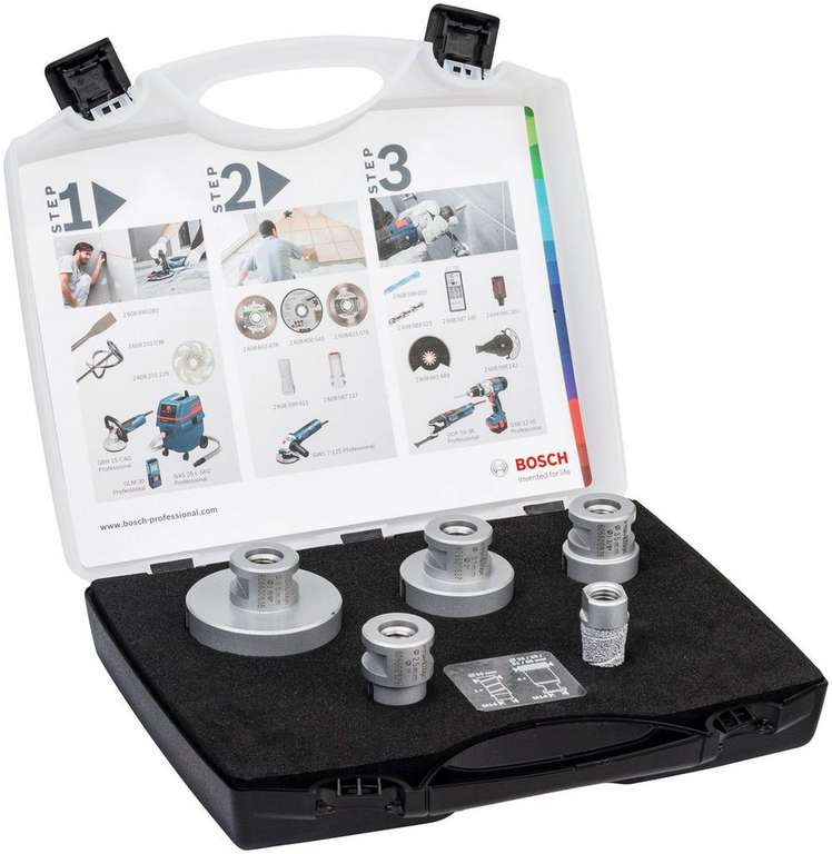 Bosch Professional Diamond DrySpeed 5-teiliges Diamantrockenbohrer Set 20 - 68 mm
