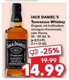 [Kaufland] Jack Daniel's Whiskey 0,7l [lokal?]
