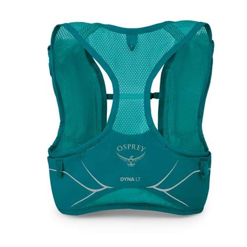 Osprey Dyna Vest für Damen in teal green | für sportliche Betätigungen | Mesh-Fächer | Verstaubare Signalpfeife | 320g
