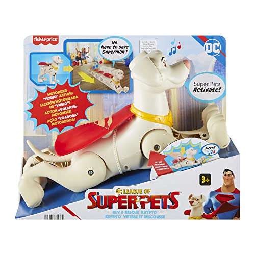 (prime) DC Super Pets HJF35 - Superspeed-Flug Krypto, 35,5 cm