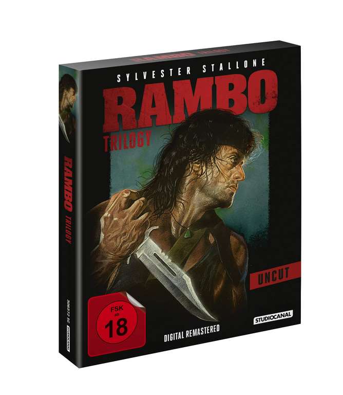 Rambo I-III Trilogy | Sylvester Stallone | Blu-Ray | Uncut | Prime/Media Markt/Saturn (auch 4K Version im Angebot)